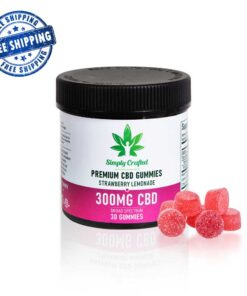 300mg CBD Gummies - Strawberry Lemonade